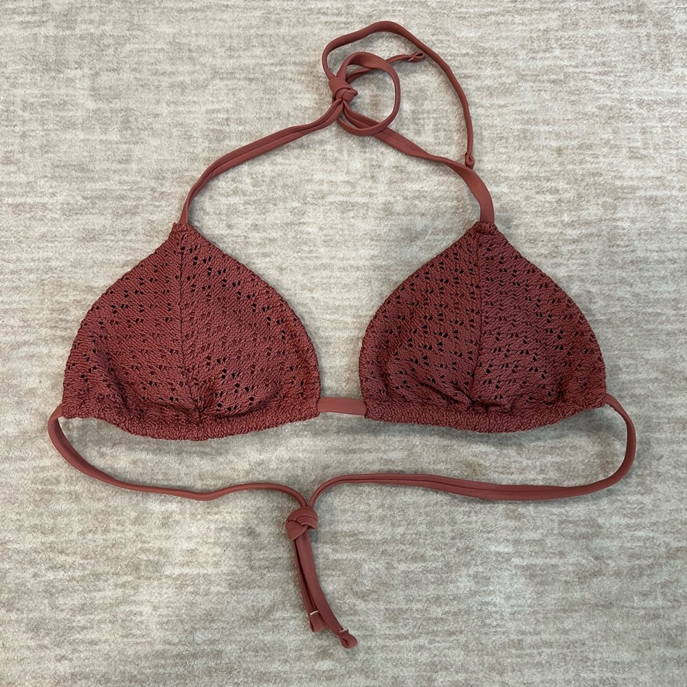 Hollister Size L Triangle Top Bikini Top